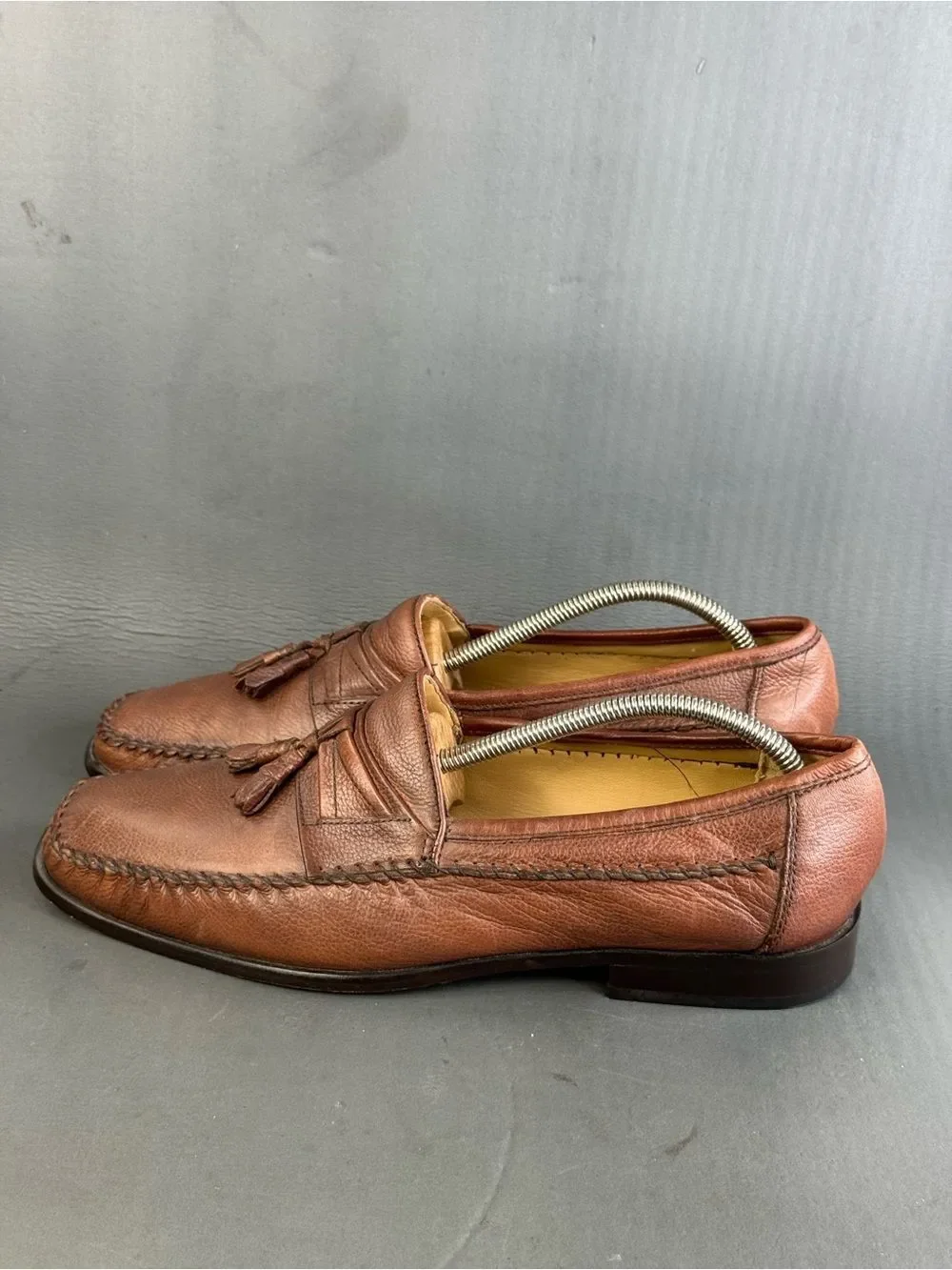 Florsheim Fitzgerald brown leather slip on leather shoes men’s size 11